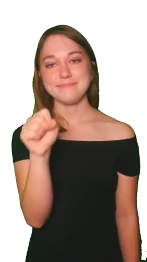 ASL handshape for letter S