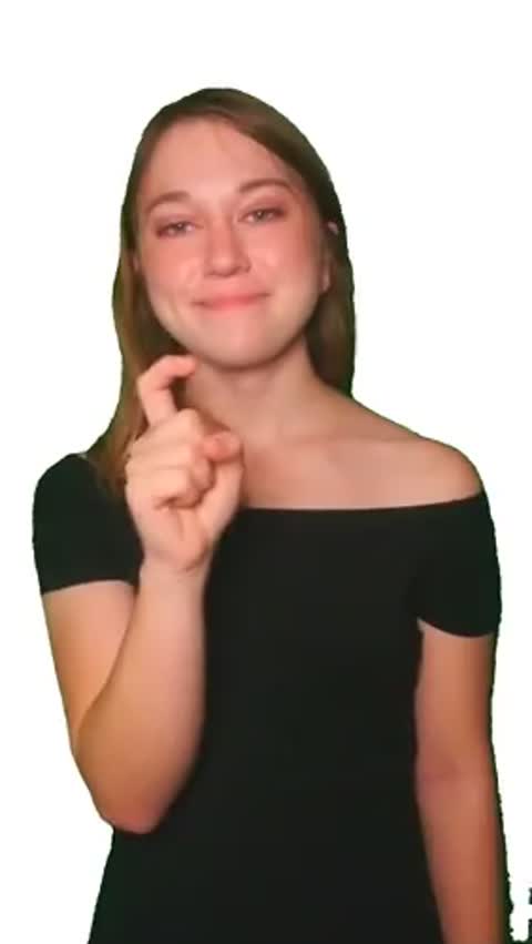 ASL handshape for letter X