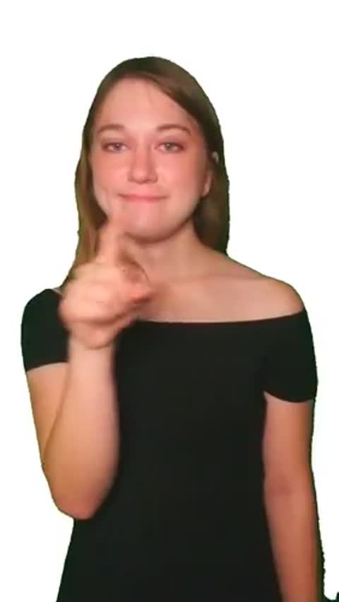 ASL handshape for letter Z